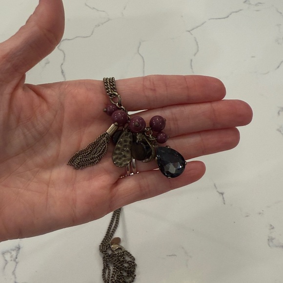 LOFT gold pendant tassel necklace - Picture 4 of 4